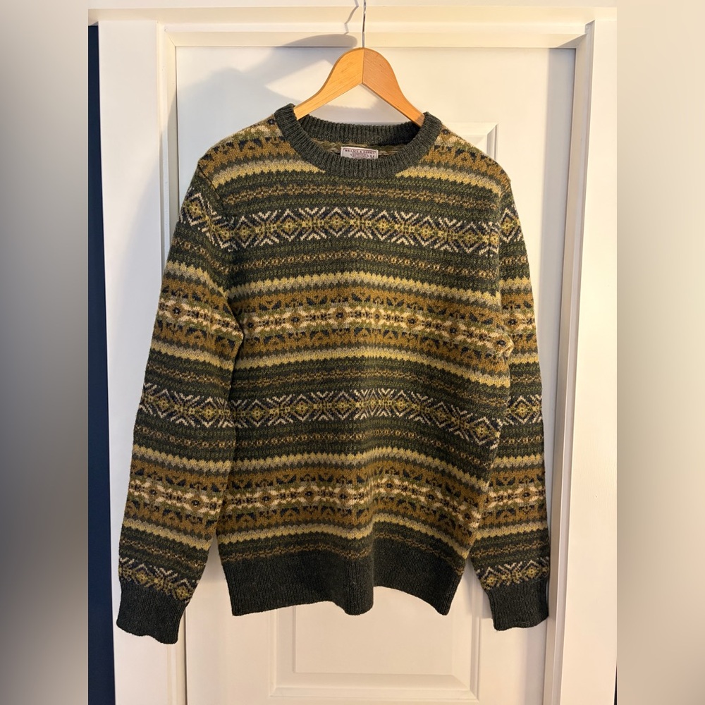 J.Crew Wallace & Barnes Fair Isle sweater in excellent condition
